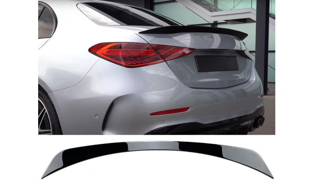 Spoiler Mercedes C Klasse W206 Glans Zwart AMG Look