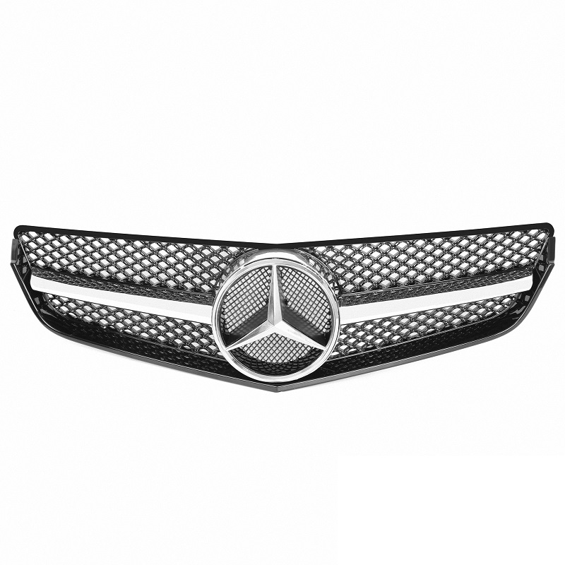 Grill Mercedes C207 W207 A207 (2009-2012) Coupe Cabrio Zwart/Chroom