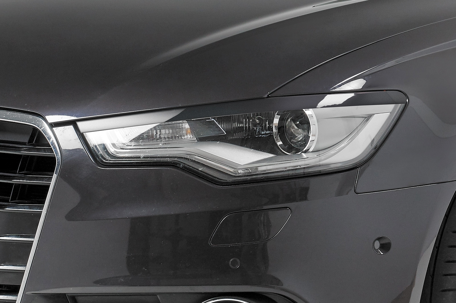Koplampspoiler Audi A6 4G C7 Xenon CSR Glans Zwart