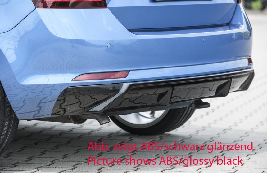 Diffuser Skoda Rapid (NH) trekhaak Rieger