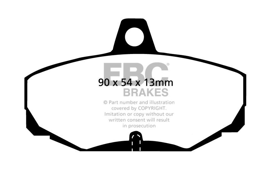 EBC Brakes MARCOS GTS 2.0 97-.. Remblokken achterzijde greenstuf