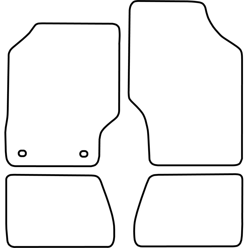 Automatten  Subaru Justy 1984-1997