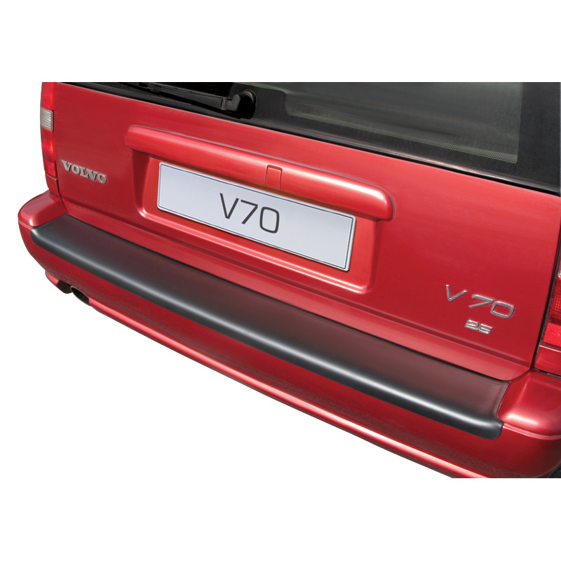 ABS Achterbumper beschermlijst  Volvo V70 1996-2000 (voor gespoten bumpers) Zwart