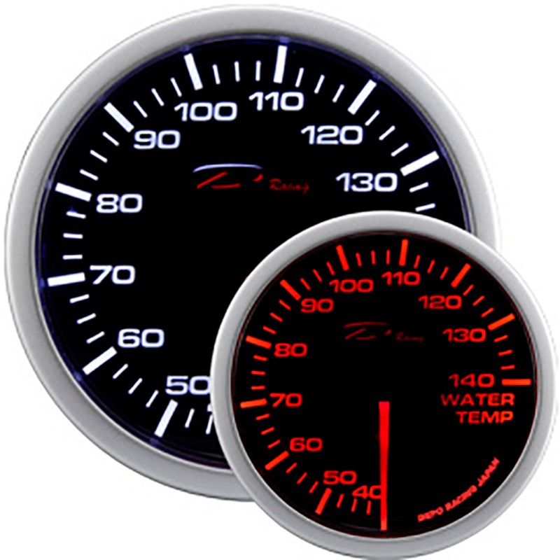 Depo Racing WA-Series Instrument - Watertemperatuur 40-140C - 52mm