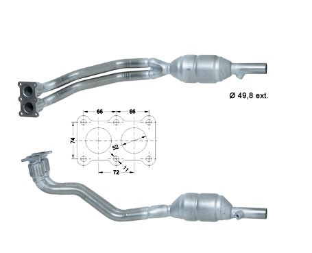 Seat TOLEDO 1.6i 16V 1595 cc 75 Kw / 102 cv BFQ Magnaflow CAT Bo