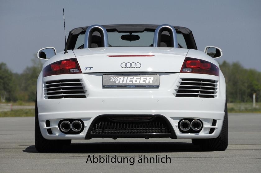 Achterbumper Audi TT 09.06- Rieger met PDC & Racegaas