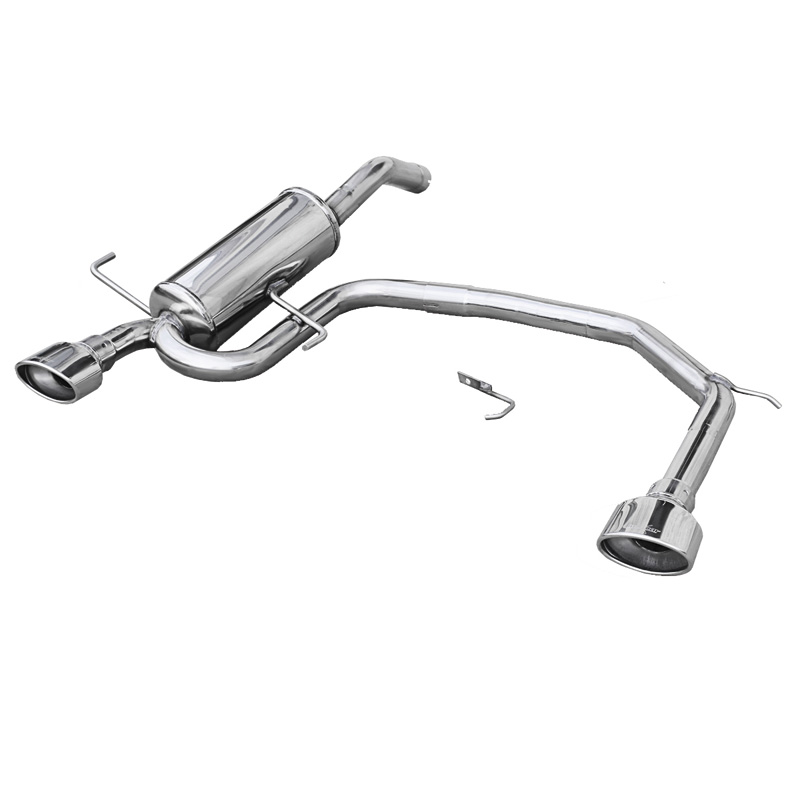 100% RVS Dubbele Sportuitlaat  Alfa Romeo GT 1.9 MJET 2004- Links/Rechts 120x80mm