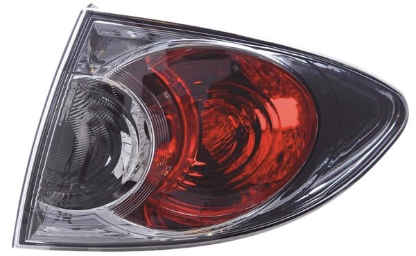 Achterlicht rechts Mazda 6 05-07 BUITEN/Chroom