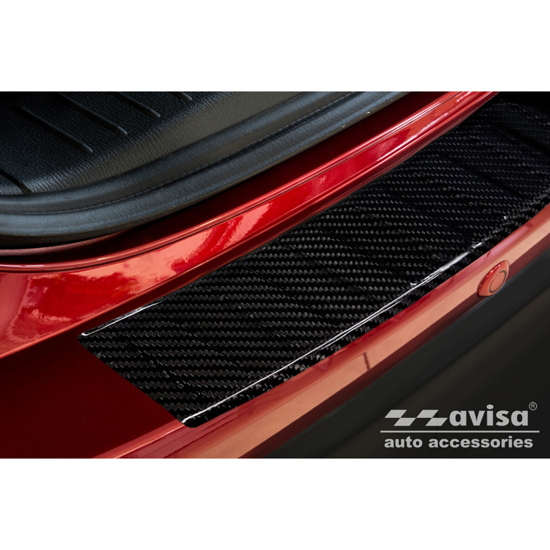 Echt 3D Carbon Achterbumperprotector  Mazda CX-5 2012-2017 'Ribs'