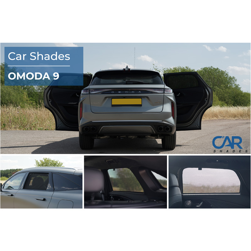 Set Car Shades (achterportieren)  Omoda 9 2025- (2-delig)