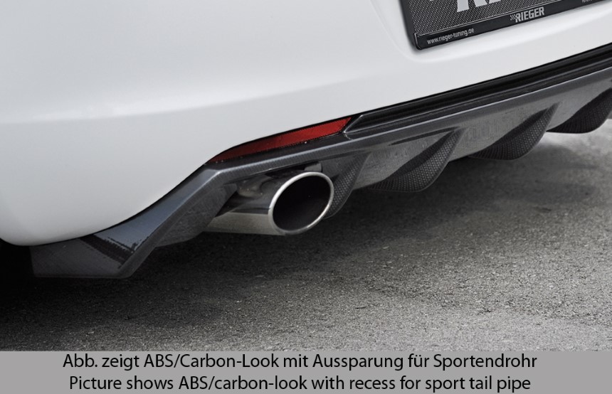 Diffuser Opel Astra J 5-dr. Rieger uitlaat links