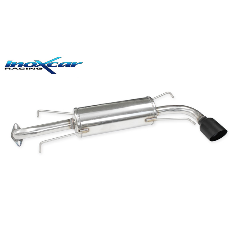 100% RVS Sportuitlaat  Subaru Impreza 4WD 2.5 WRX 230pk 2008- 1x100mm Ceramic Black