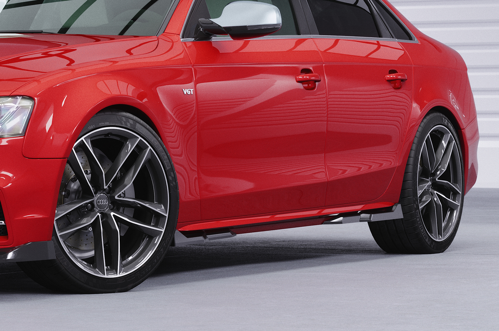 Zijskirts Audi A4 / S4 B8 (type 8K)