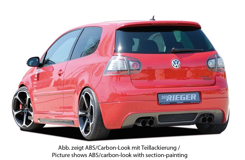 Diffusor VW Golf V GT/GTI Rieger Carbon Look