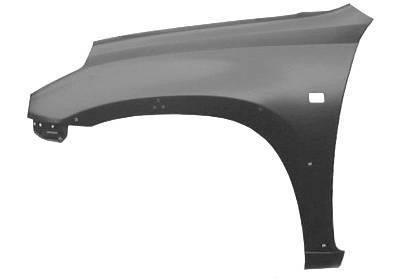 spatbord, met gaten voor verbreders, rechts Toyota RAV4, 2000-20