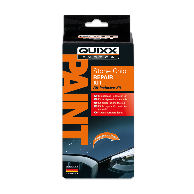 Quixx Stone Chip Repair Kit / Steenslagreparatieset - Zwart