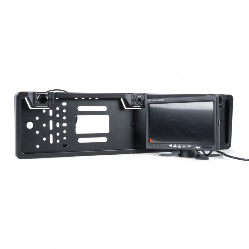 Achteruitrij Camera met kentekenplaathouder LCD Scherm 7inch