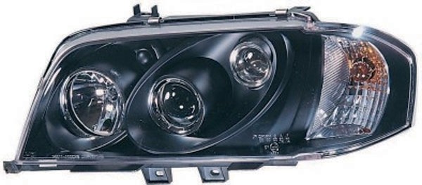 Koplampen Mercedes W202 93-00 Zwart