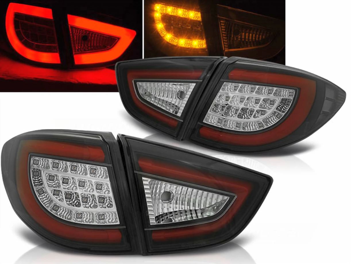 Achterlichten Hyundai iX35 10->> LED Zwart