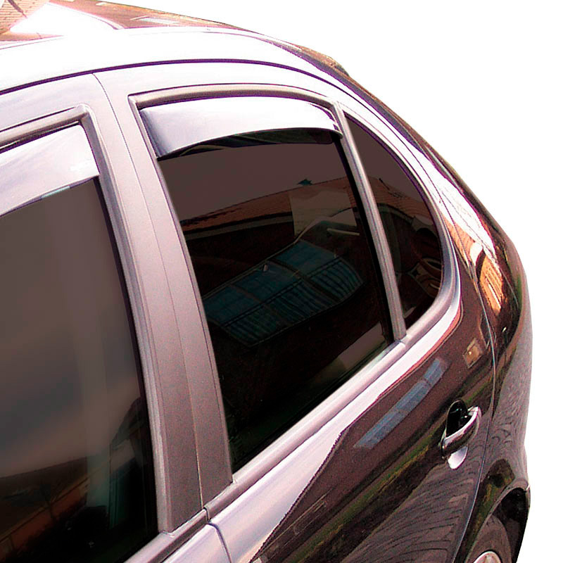 Zijwindschermen Master Dark (achter)  Hyundai Tucson (NX4E) 2020-