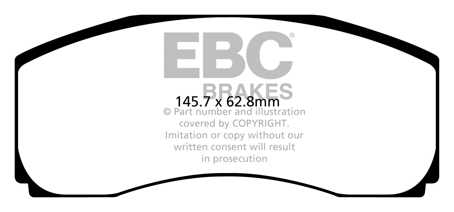 EBC Brakes BMW 525 3.0 TD (F10) 2010-.. Remblokken achterzijde