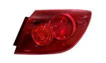 achterlicht, 5 drs Hatchback, rood, buiten, links,-06/2006 Mazda