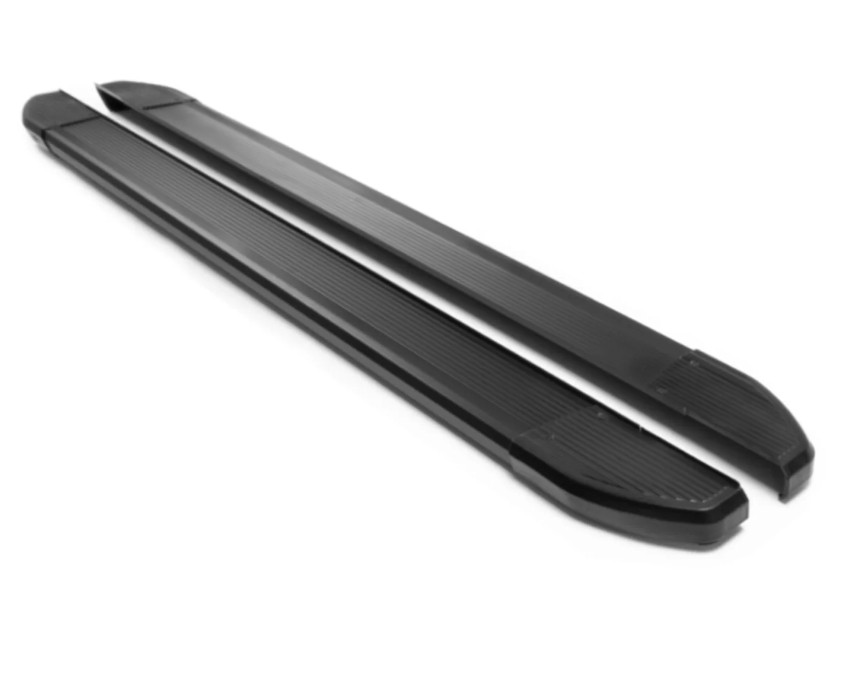 Treeplanken voor Mercedes Vito Viano W639 03-14 aluminium zwart