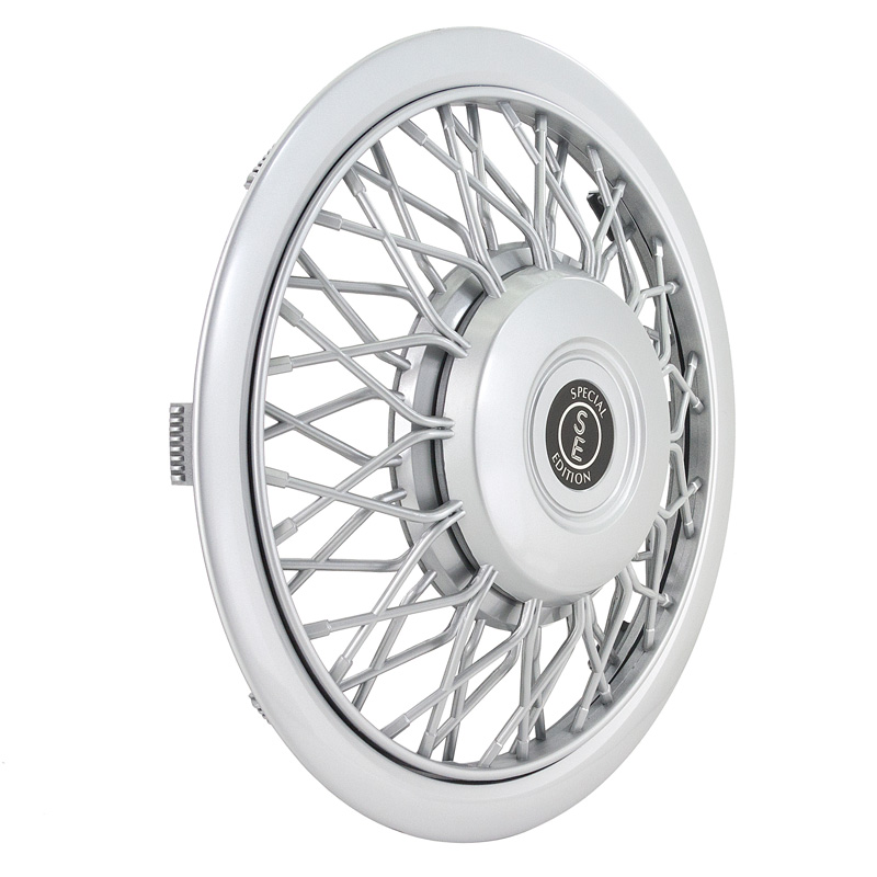 4-Delige Wieldoppenset Classic 15-inch zilver