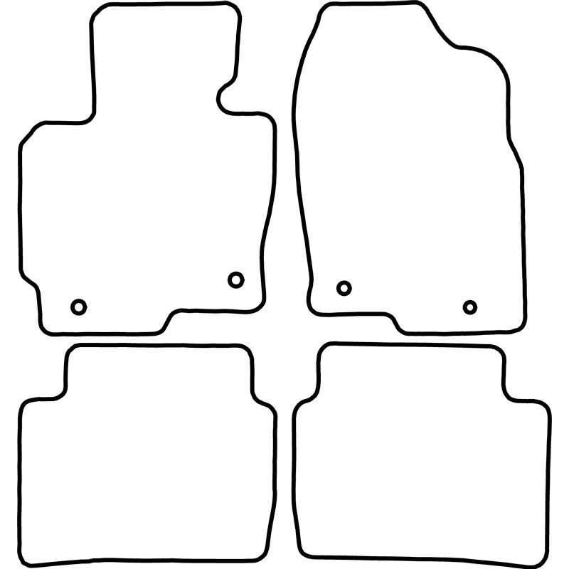 Automatten Velours  Mazda CX-5 2012-2017
