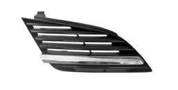 grill in motorkap, links Nissan Primera, 2002-2004, P12