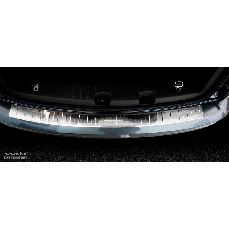 RVS Achterbumperprotector  Volkswagen Caddy 2004-2015 & 2015-2020 'Ribs'