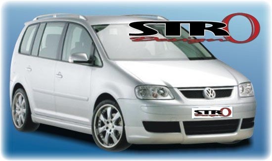 Voorspoiler VW Touran STRO-Design ABS