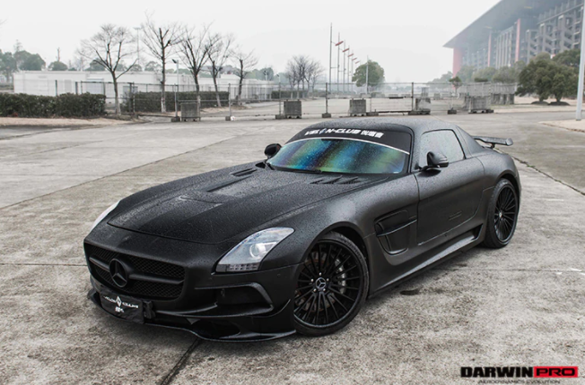 Mercedes Benz W197 SLS AMG BKSS Style Carbon Fiber Spoiler 2010-2015