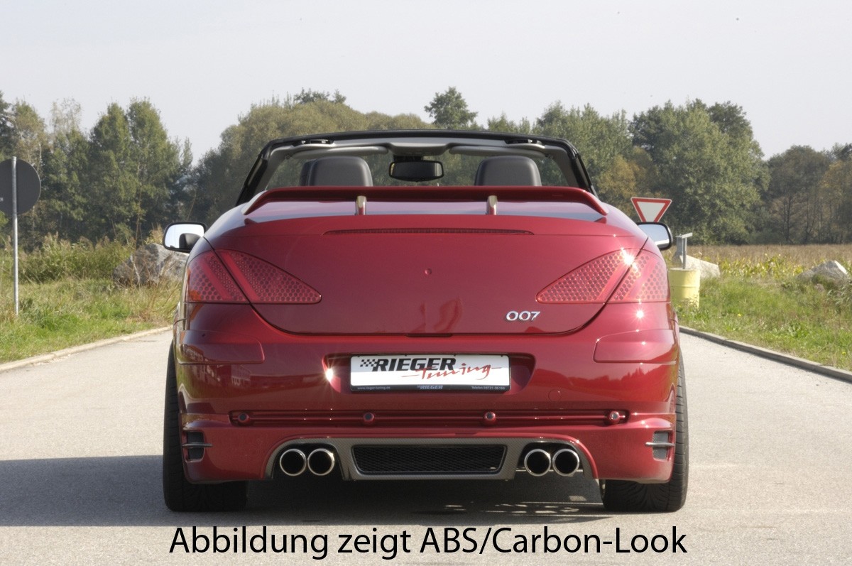 Achterbumper Diffusor diffuser-look Peugeot 307 CC Rieger