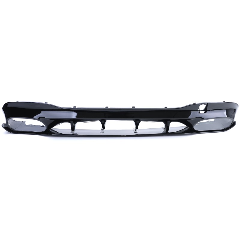 Diffuser Mercedes CLA C118 glans zwart met Sierstukken zwart