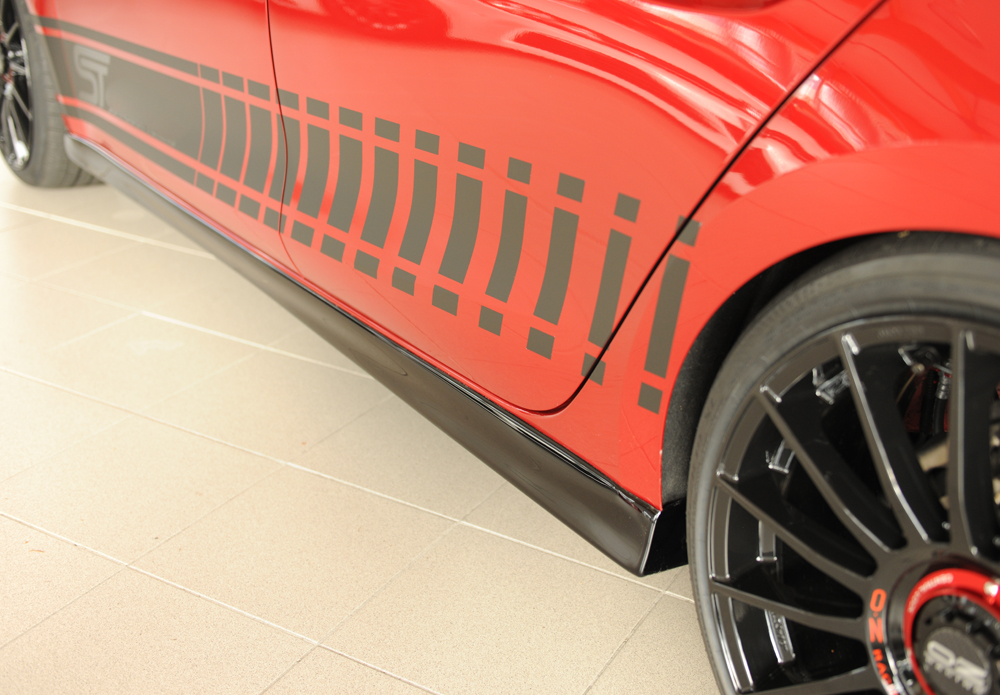 Zijskirts Seat Leon KL Rieger glans zwart