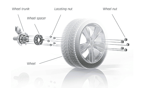 Pro Spacers Ford StreetKa 03.03-07.05 4x108 30mm Eibach