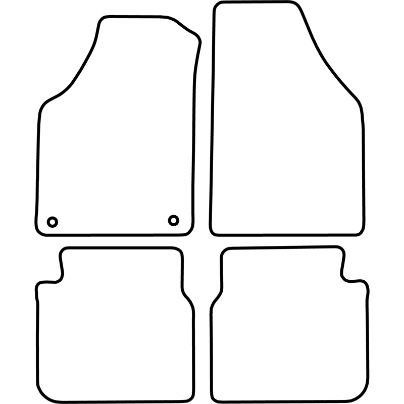 Automatten  Fiat Idea 2003-2007