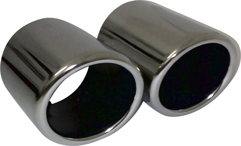 Uitlaatsierstuk dubbele pijp 65 mm
