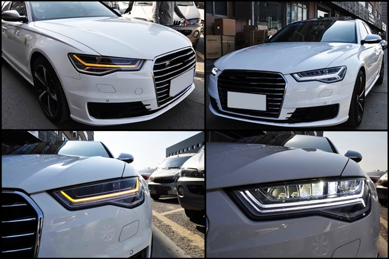 Koplampen passend voor Audi A6 C7 4G Dynamic FULL LED