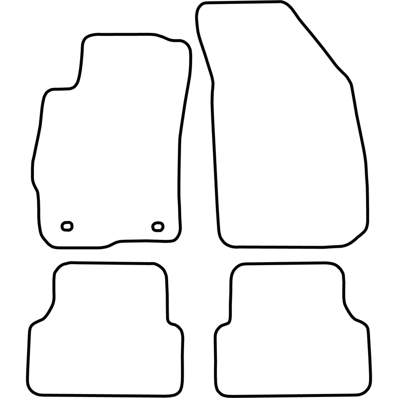 Automatten  Chevrolet Aveo 2011-