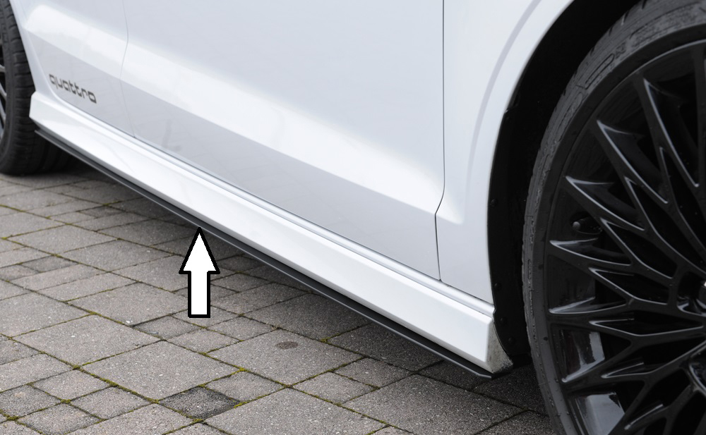 Zijskirts Rieger Audi A3 8V Sedan S-line