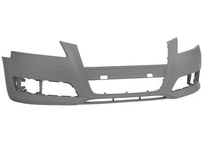 voorbumper, in primer Audi A3, 2008-2012, 3 drs/5 drs Sportback
