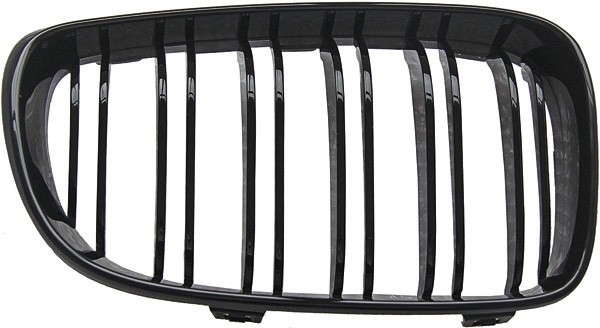 Grill Nieren BMW E46 01-05 Dubbel Spaak Glans Zwart