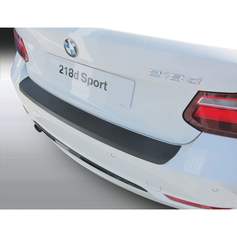 ABS Achterbumper beschermlijst  BMW 2-Serie F22 SE/Luxury/Sport 4/2014- Zwart