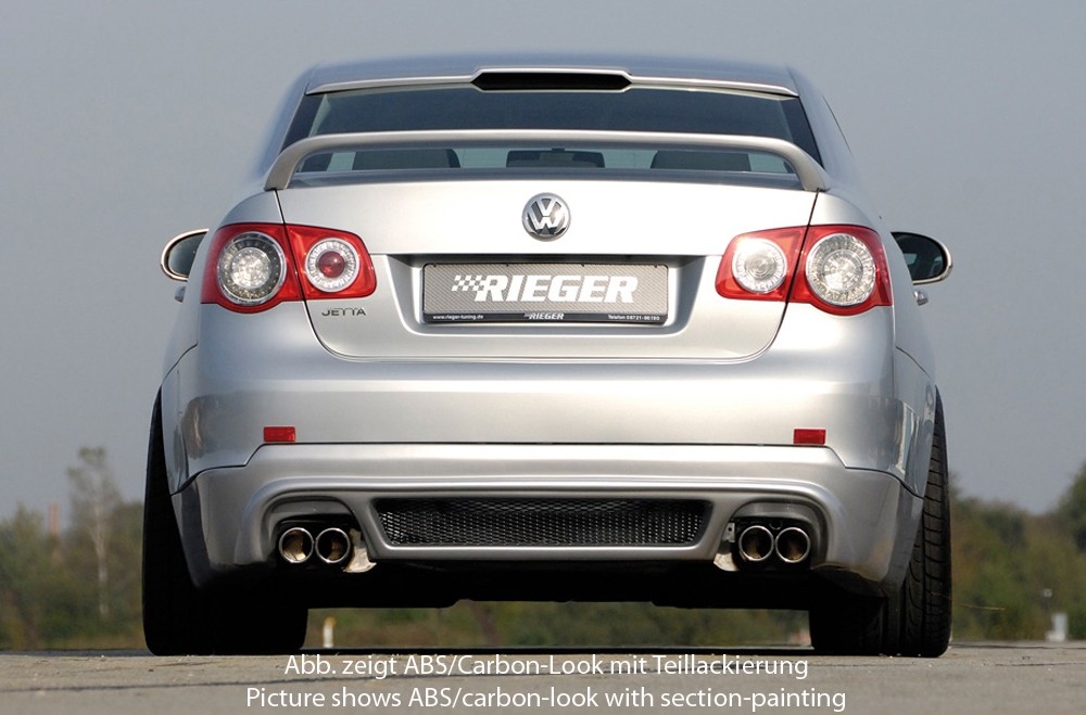 Achterbumper Diffusor VW Jetta 1 08.05- Rieger