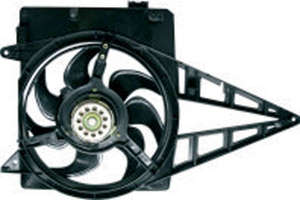 Radiator FAN COMPLEETOMEGA B 00-03 ALLE BENZINE