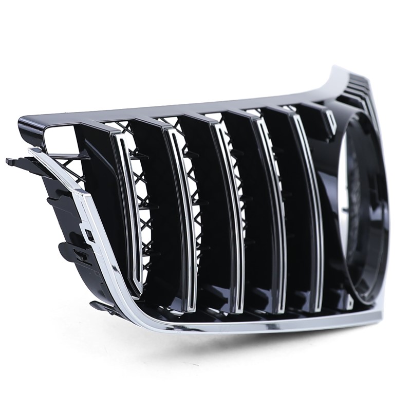 Grill Mercedes C207 W207 A207 (2009-2012) Coupe Cabrio GT Look Glans Zwart/Chroom