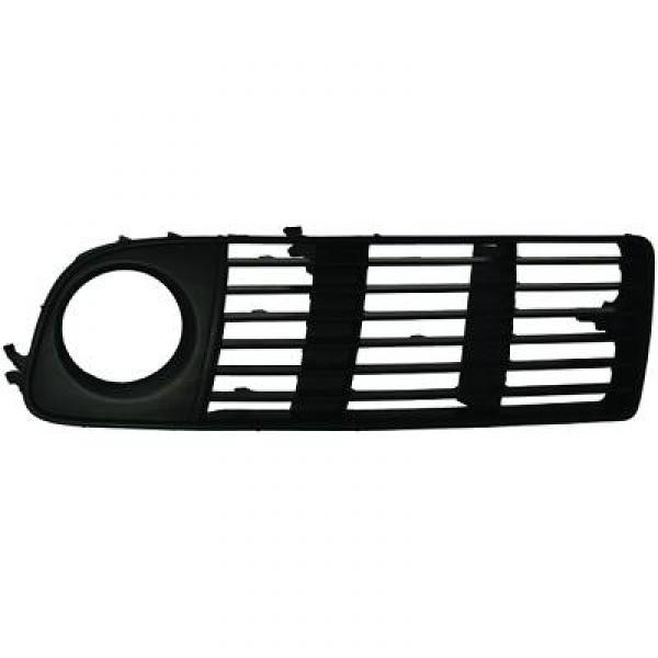 Grill Rooster links Audi A6 4B, 99-01 ZWART