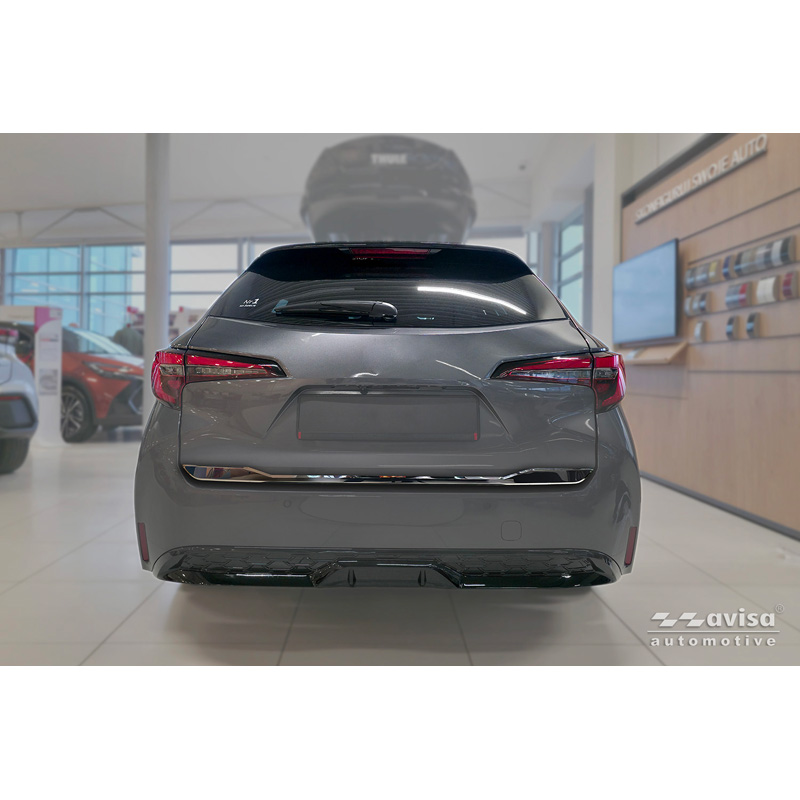 Avisa Zwart Chroom RVS Kofferbak Sierlijst  Toyota Corolla Touring Sports (E21) 2019-